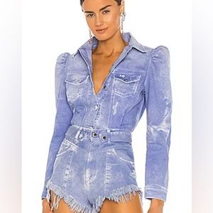 Retrofete Rissa Jacket in Purple Bleach